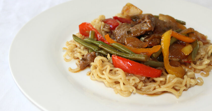 Simple Mongolian Beef and Vegetables